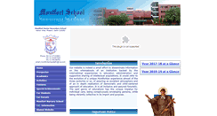 Desktop Screenshot of montfortschooldelhi.in